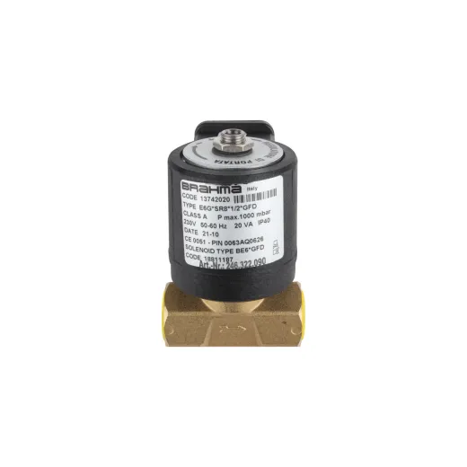 Газовый электромагнитный клапан Brahma E6G*SR8*1/2*GFD 13742020