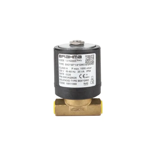 Газовый электромагнитный клапан Brahma E6G*S8*1/4*GMO 13752003